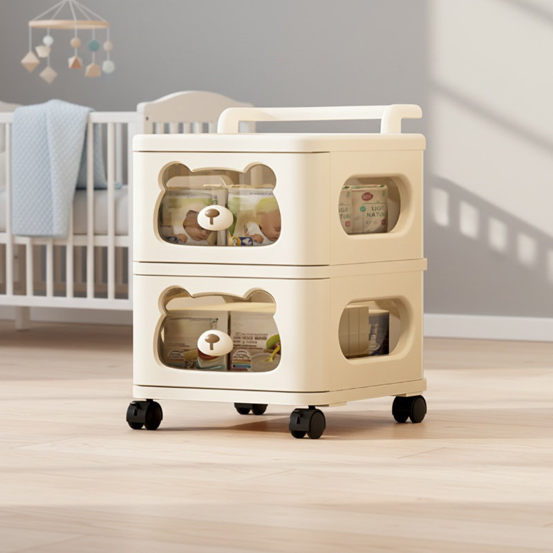 Armoire de rangement à plusieurs niveaux pour enfants