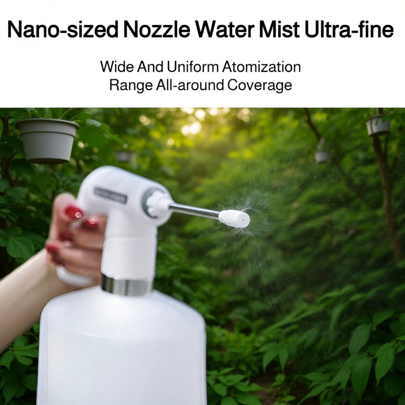 2L capacity garden sprayer for even coverage