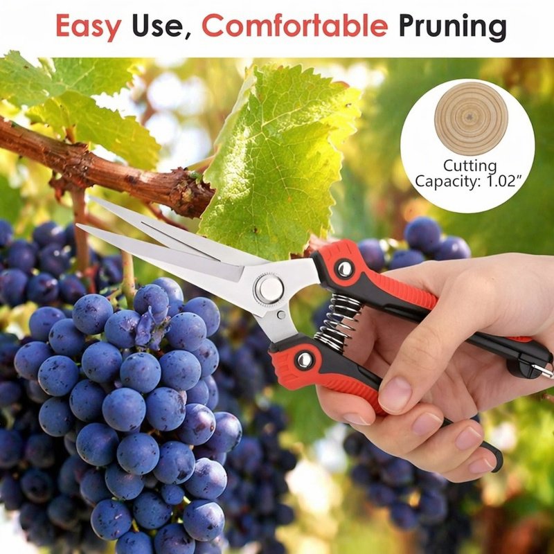 Effort-Saving Garden Pruning Shears