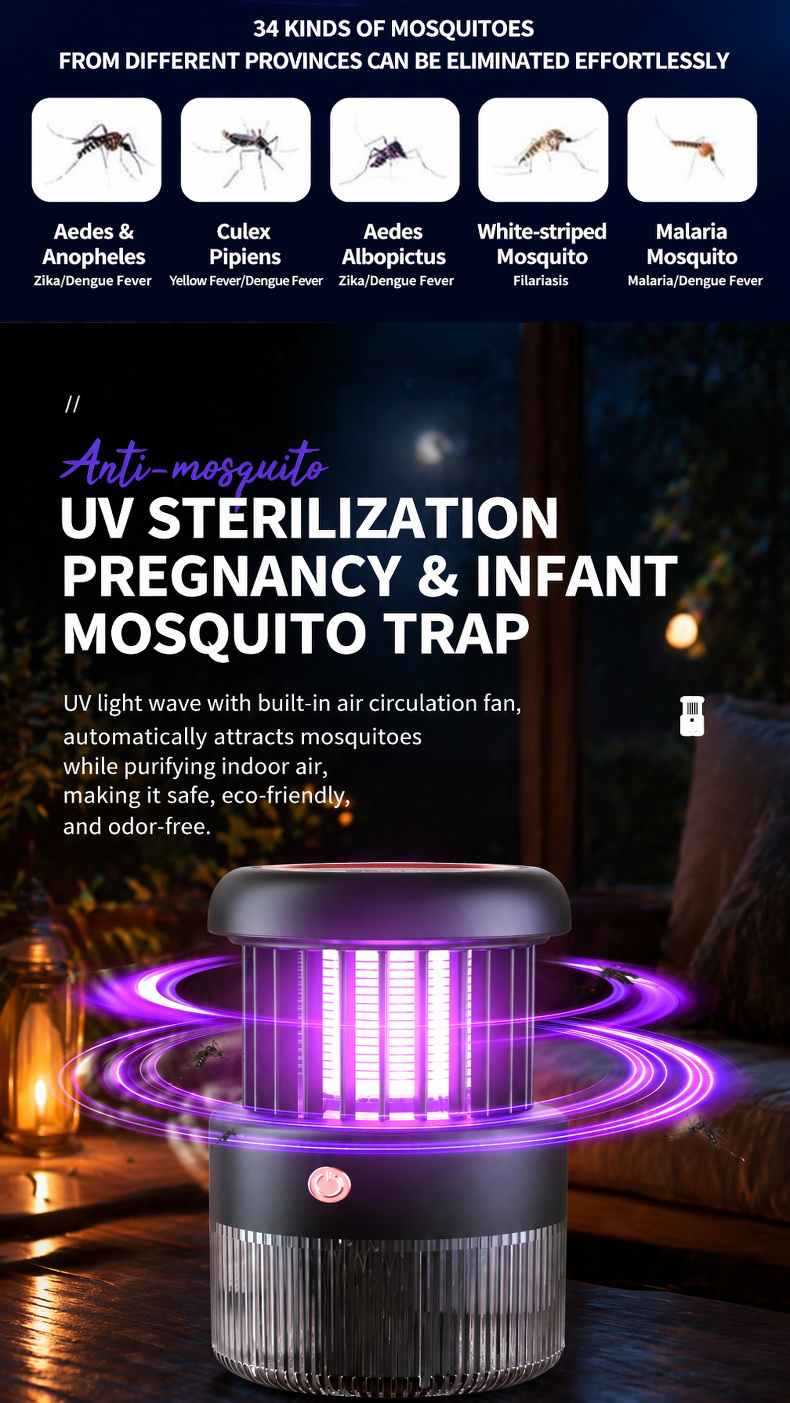 Easy-to-clean mosquito trap design