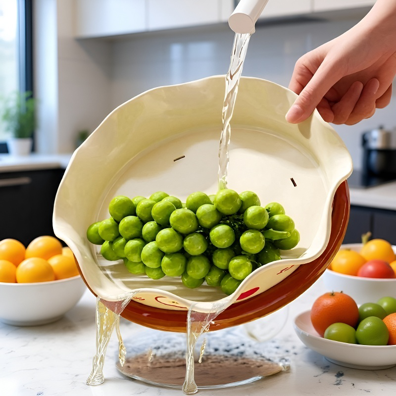 Luxurious Rotating Fruit Tray for Home Living Room, Sophisticated Snack and Dried Fruit Tray
