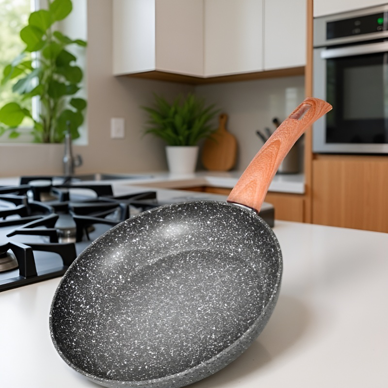 メディカルストーンフライパン、ノンスティックパン、家庭用フライパン、ステーキ＆エッグフライパン、ガスコンロ、電磁調理器、万能フライパン