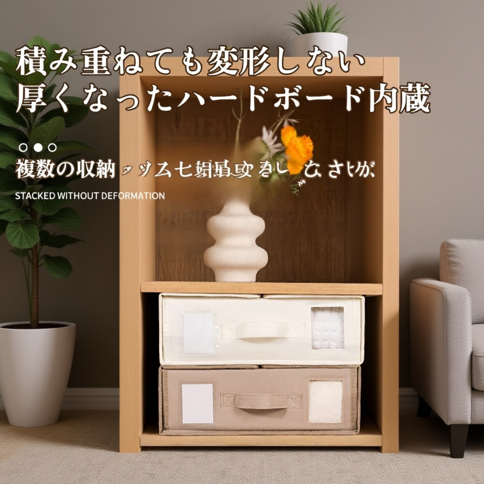 牛津布折りたたみ式収納ボックス 衣類収納ケース 家庭用