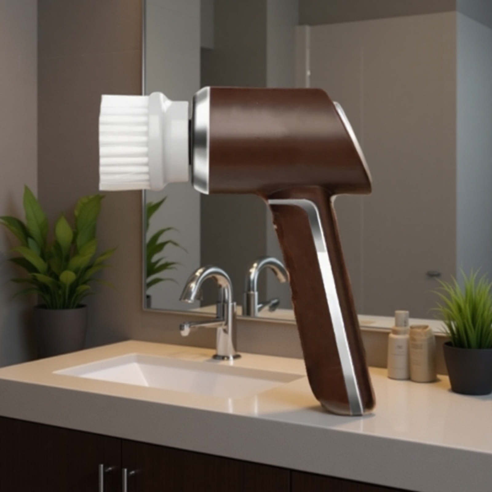 Wiederaufladbare multifunktionale kabellose Reinigungsbürste