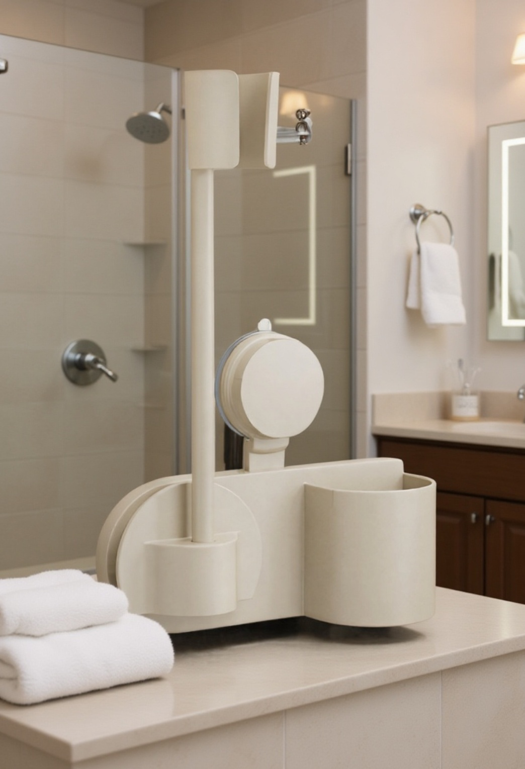Soporte para secador de pelo compatible con diferentes modelos