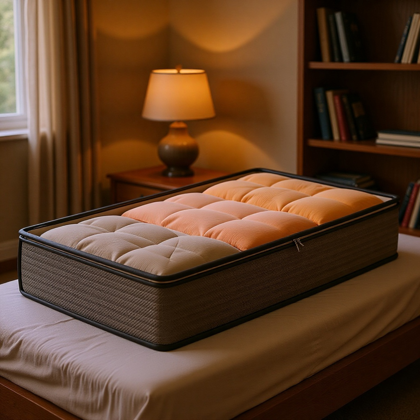 ベッド下収納ボックス フラットな家庭用引き出し式季節キルト収納ボックス ベッド下収納アーティファクト衣類収納ボックス