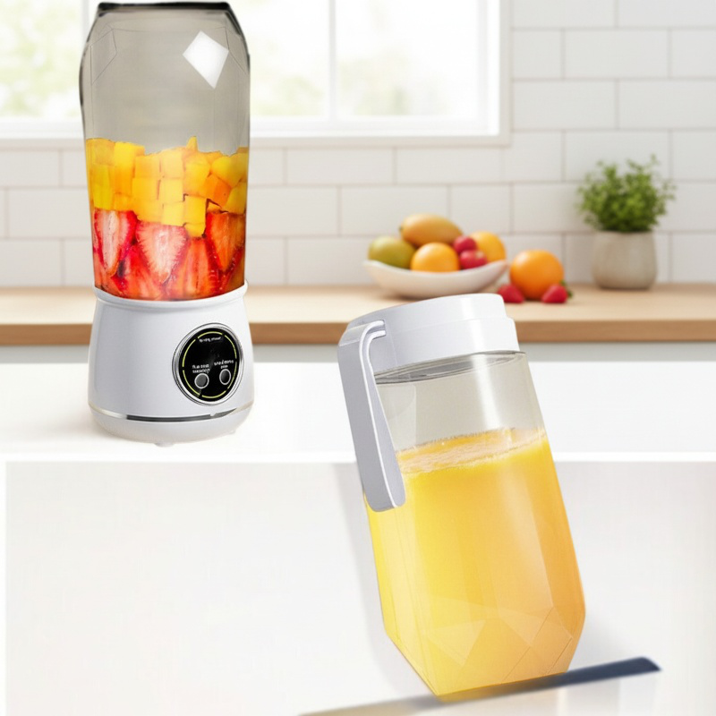 Compact orange juice maker for travel