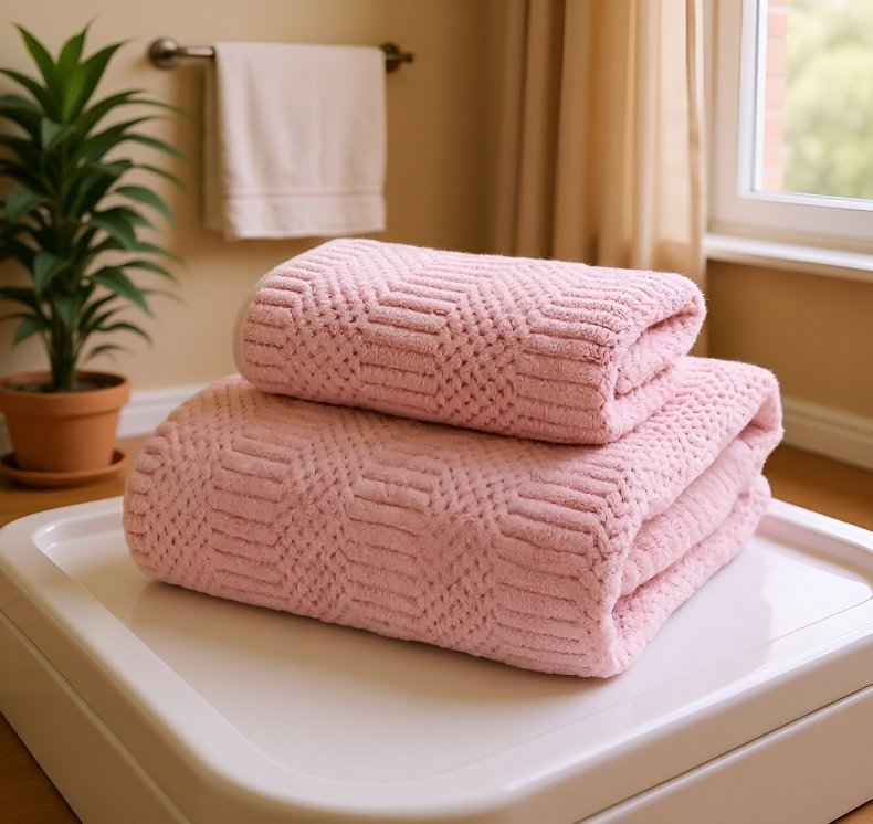 성인용 산호 양털 세수타월 다양한 색상