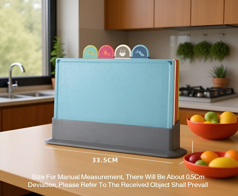 Kitchen scene with PP chopping boards in use