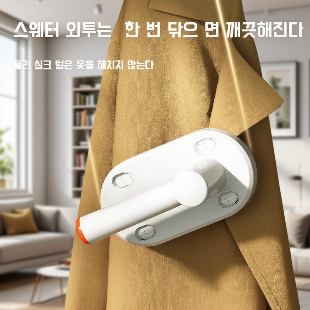 올인원 정전기 털 제거 브러쉬