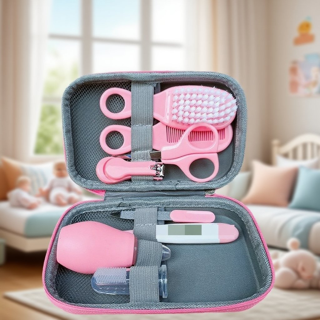 베이비 네일 집게 코흡입기 8 세트 케어 팩