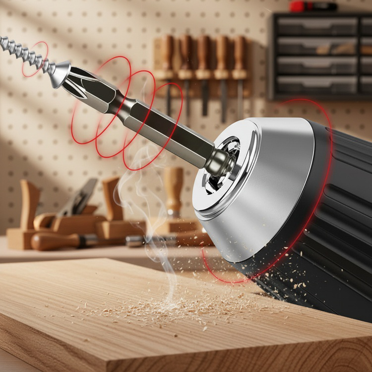 High strength double section tungsten steel small head screwdriver head