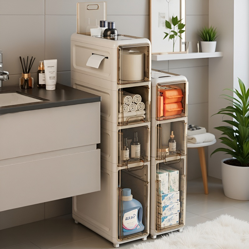 Wasserdichter, breiter Aufbewahrungsschrank mit Schubladen für Kleidung und Kleinteile