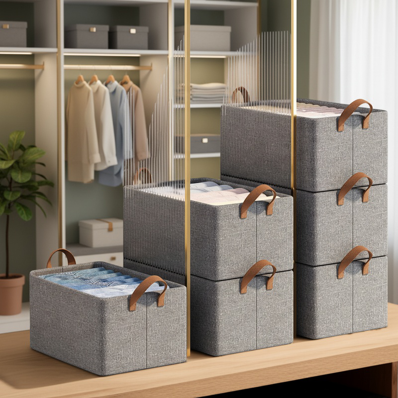 Foldable Clothes Storage Box, Multi-purpose Organizer