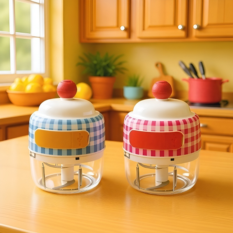 Electric Wireless Garlic Chopper for Kitchen