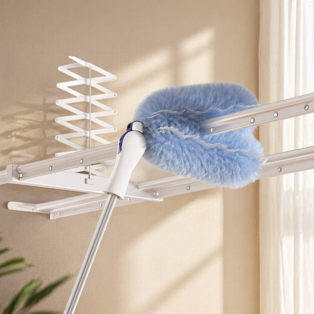 Plumero desechable extensible, herramienta de limpieza de polvo con absorción electrostática