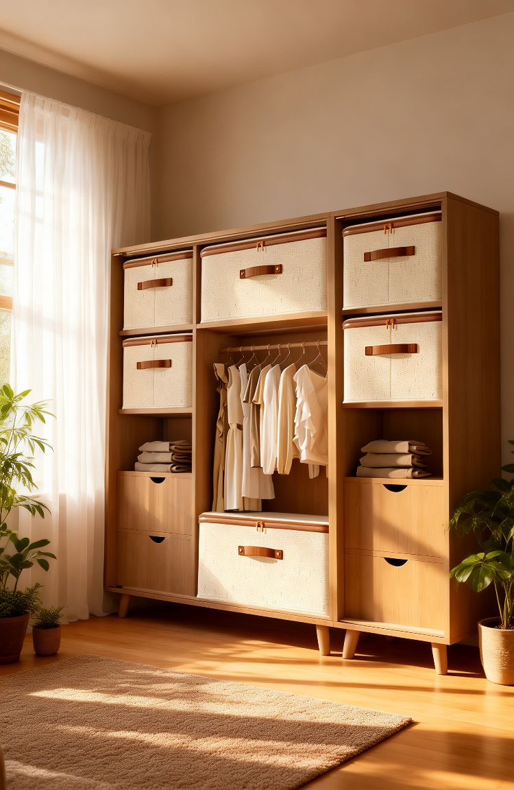 Caja plegable para ropa de algodón y lino