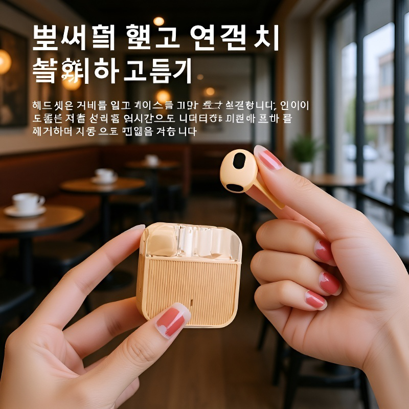 무선 블루투스 스마트 노이즈 캔슬링 헤드폰 반입형 고음질