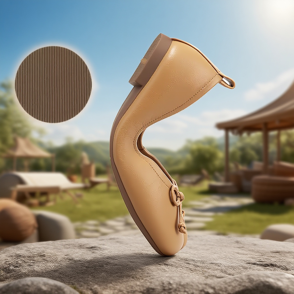 다양한 컬러의 리본 플랫 컴포트화 컬렉션