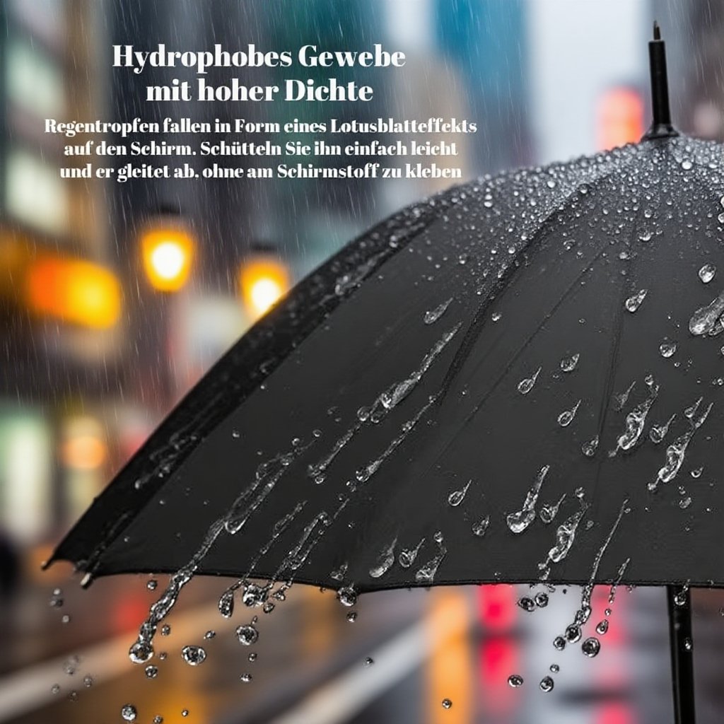 Kompakter Faltschirm mit automatischer Öffnungsfunktion