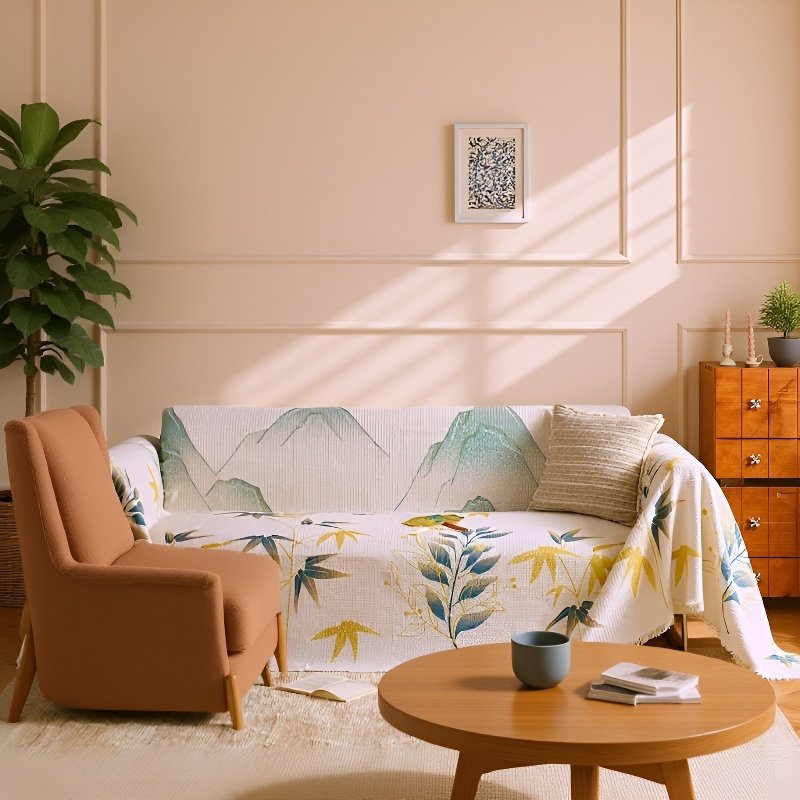 양면 풀커버 소파커버 미끄럼방지 풀커버 소파커버 셰닐 고양이잡기방지 소파커버