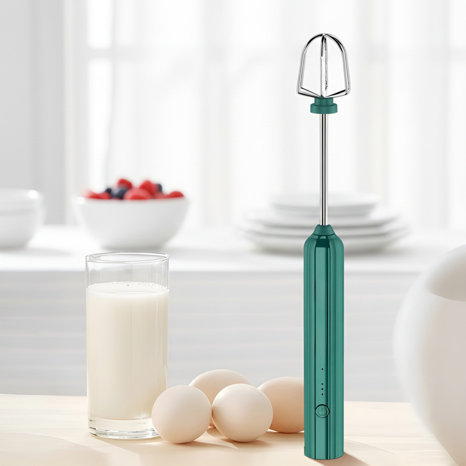 Effortless mixing with handheld electric egg beater