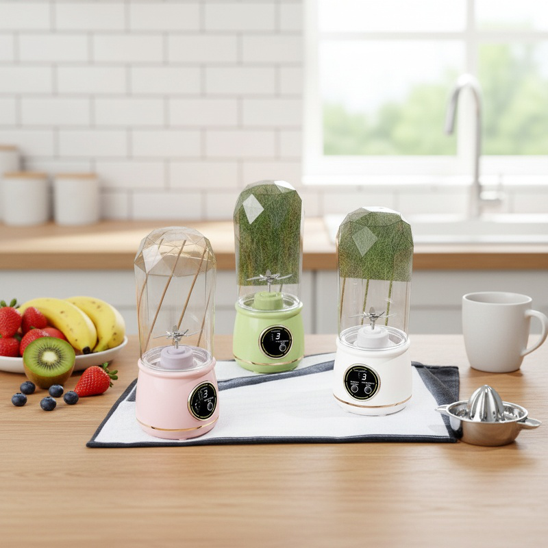Orange juicer with detachable parts