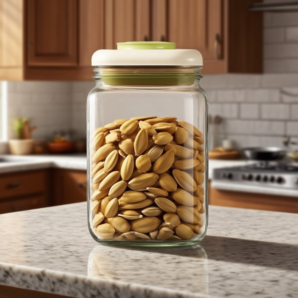 곡물 및 시리얼용 프레스형 밀폐 용기