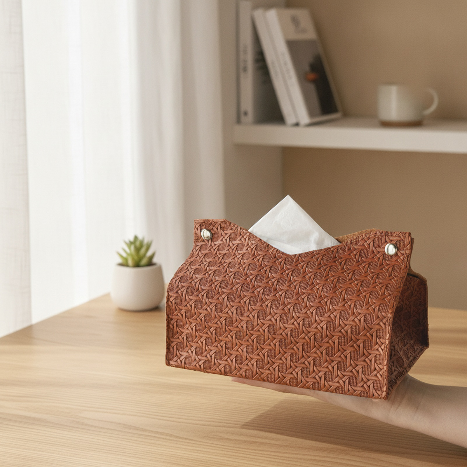 Modern Simple Luxury Tissue Box, Multifunctional Storage for Home, Car, Desktop
