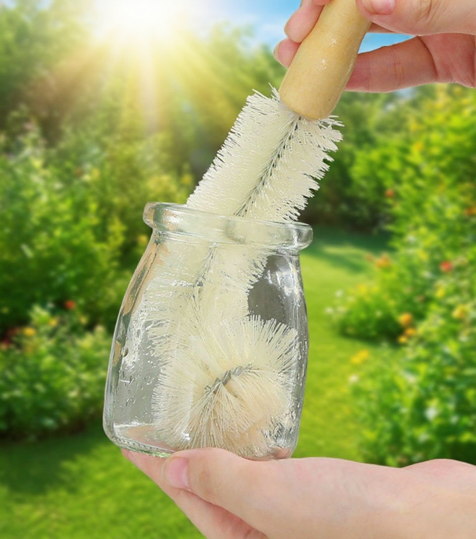 주방에서 사용하는 사각 없는 컵 솔