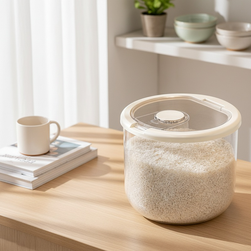 Moisture-Proof & Pest-Resistant Sealed Rice Bin