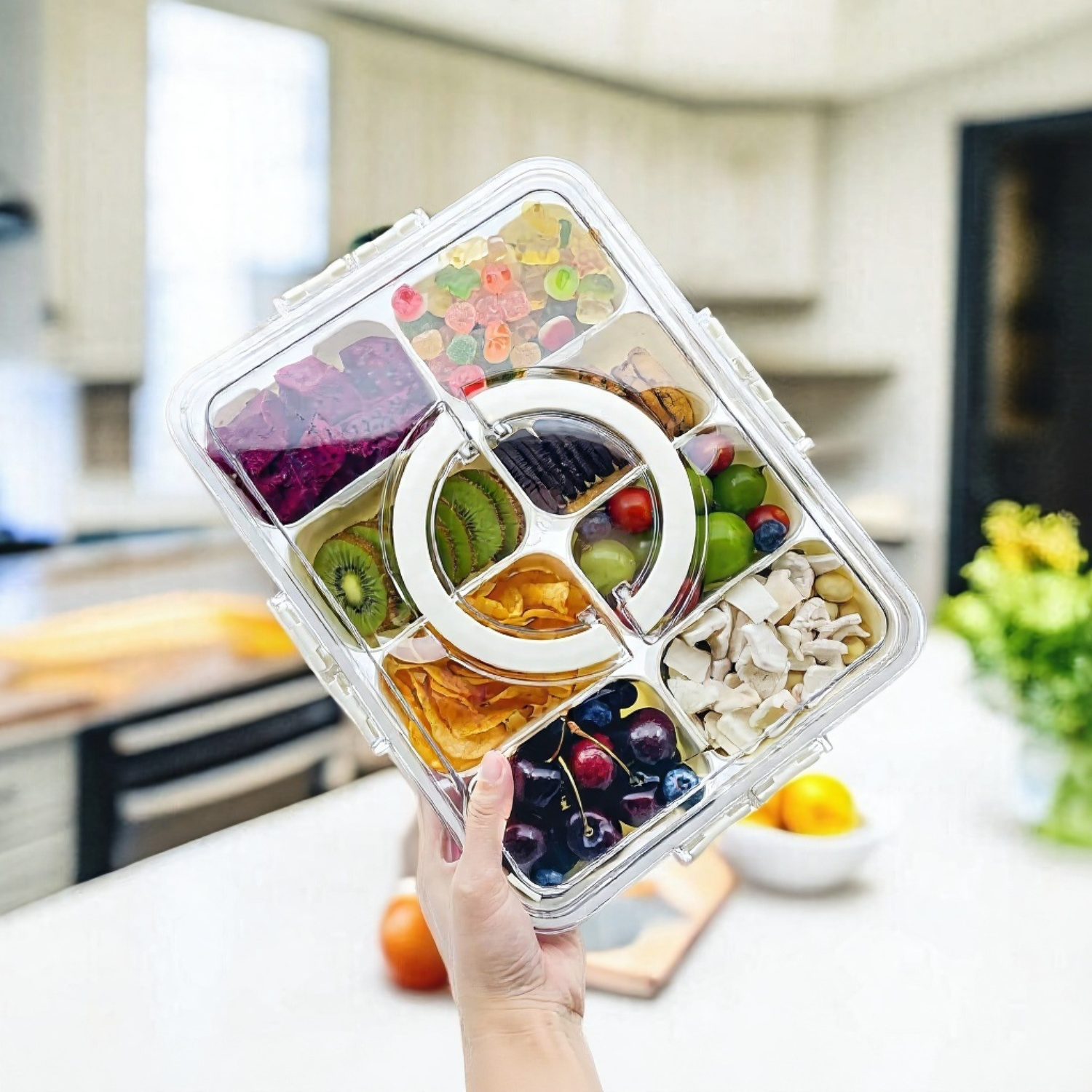 Recipiente hermético de especias para almacenamiento