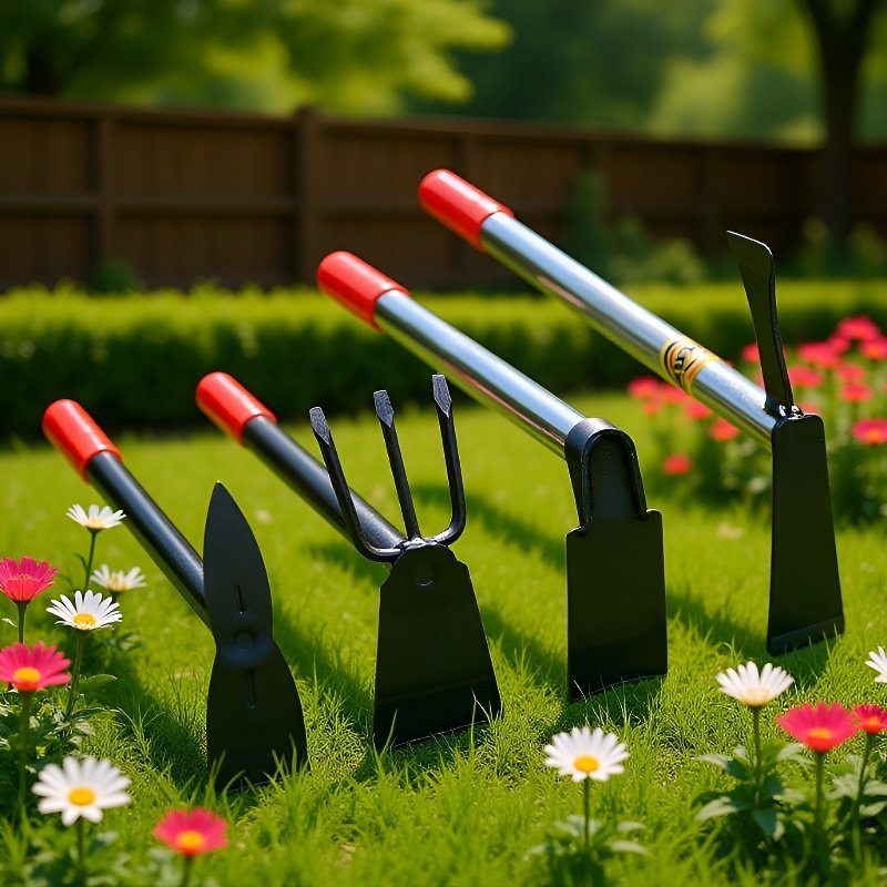 스테인리스 정원 괭이 전체 이미지