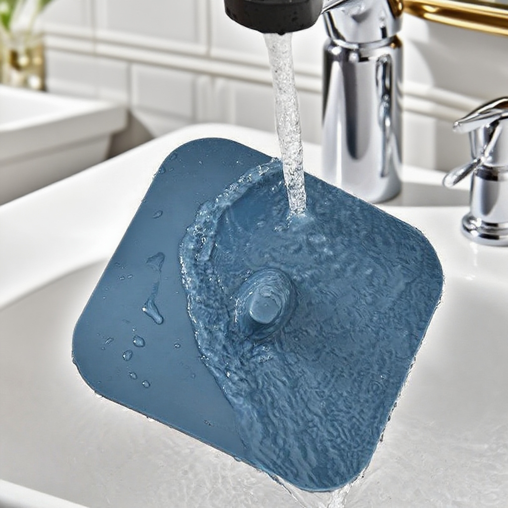 Koupelnová silikonová těsnící vložka, ochrana proti zápachu a zpětnému toku