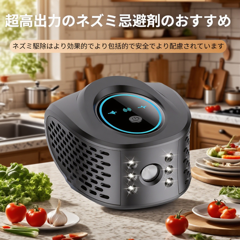 多機能超音波害虫駆除器の外観写真