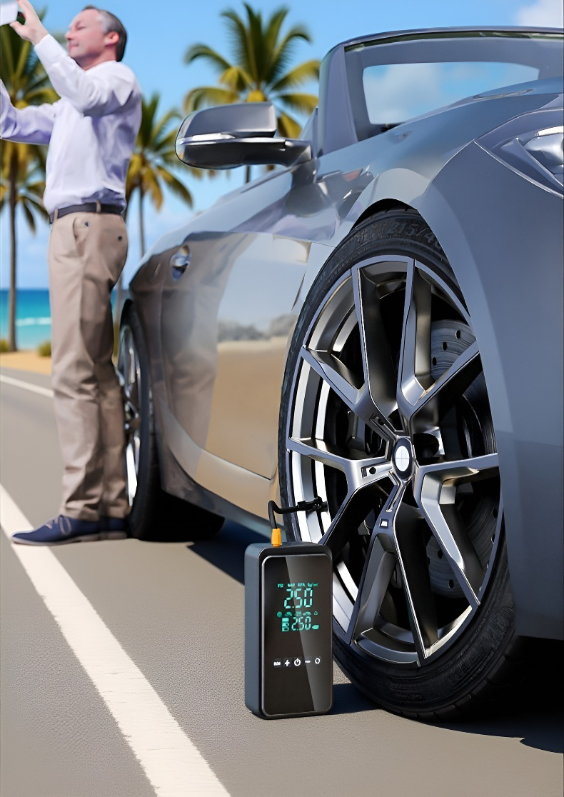 アウトドアに最適な携帯型エアポンプ