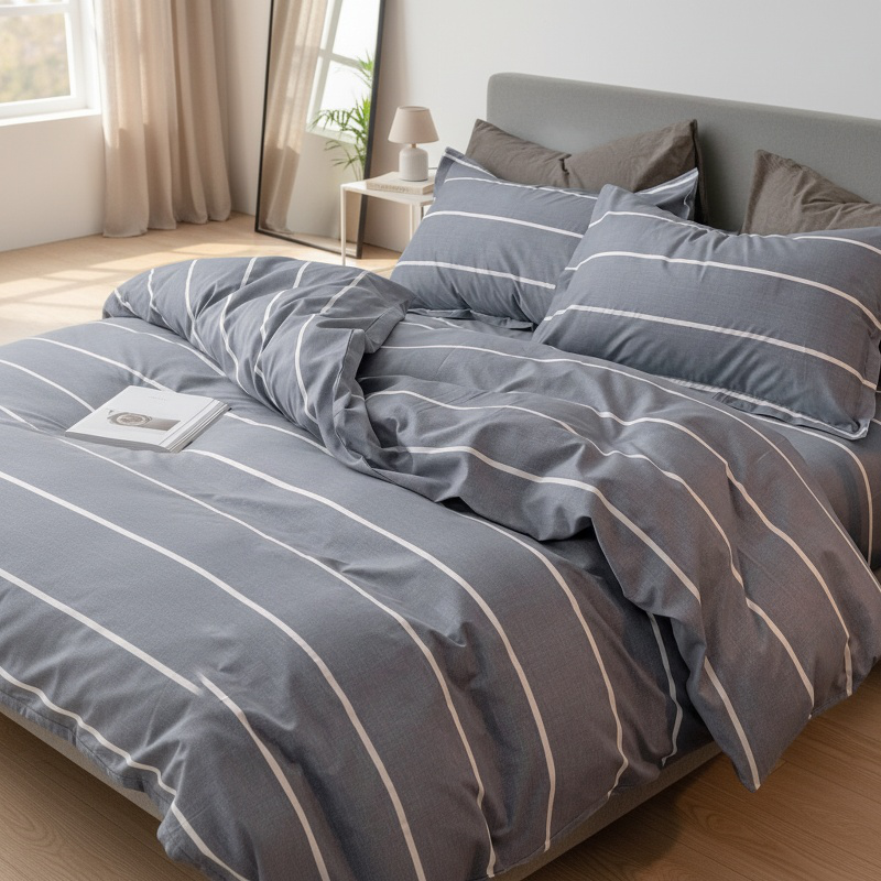 Autumn Quilt Cover Single Piece Three Piece Set Four Piece Set Student Dormitory Bedding