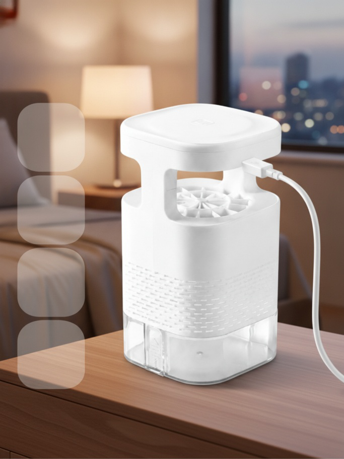 USB powered inhalation mosquito trap lamp