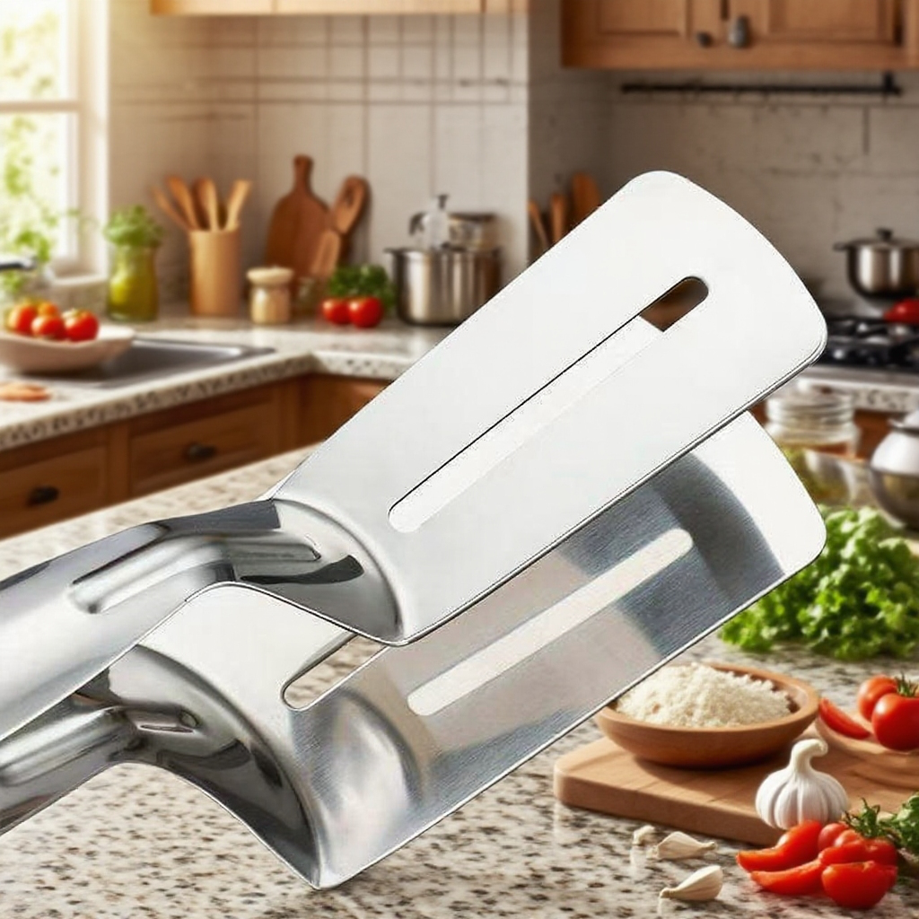 Čínská kuchyňská obracečka 2 v 1 proti popálení