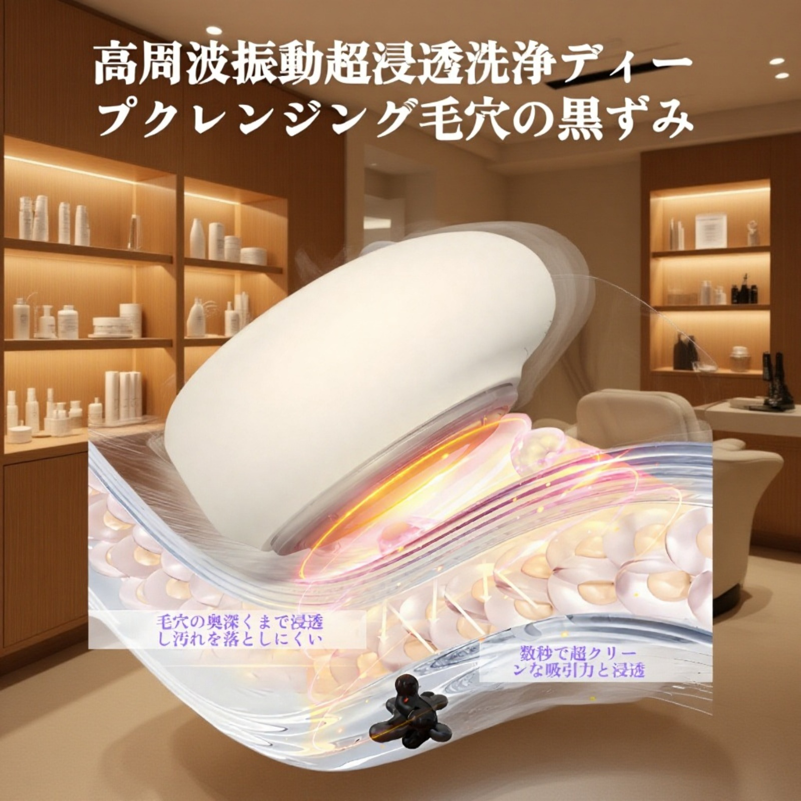 多機能EMS微電流美顔器 フェイスリフト美白美容器