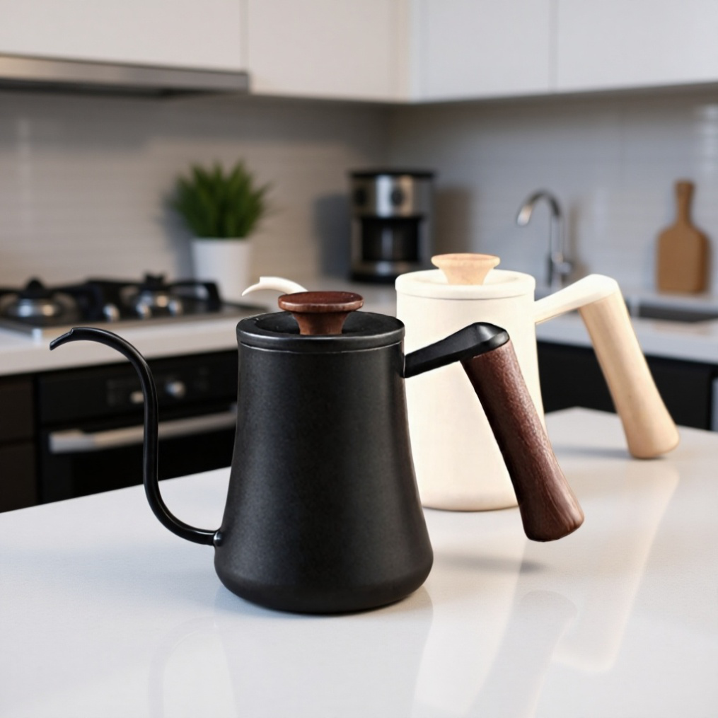 Kaffeekanne aus lebensmittelechtem 304 Edelstahl