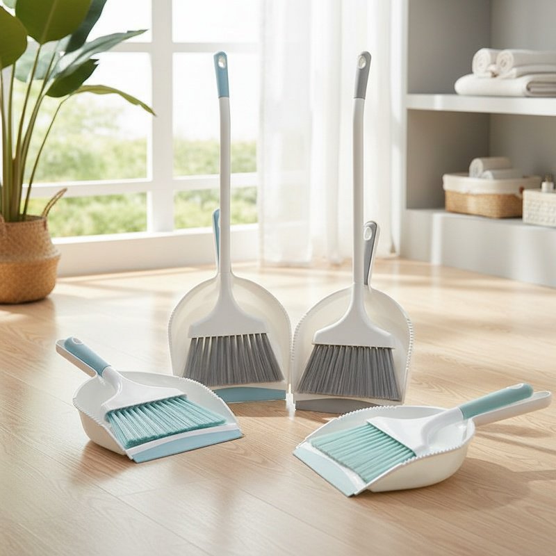 Mini Home Desk Cleaning Broom and Dustpan Set