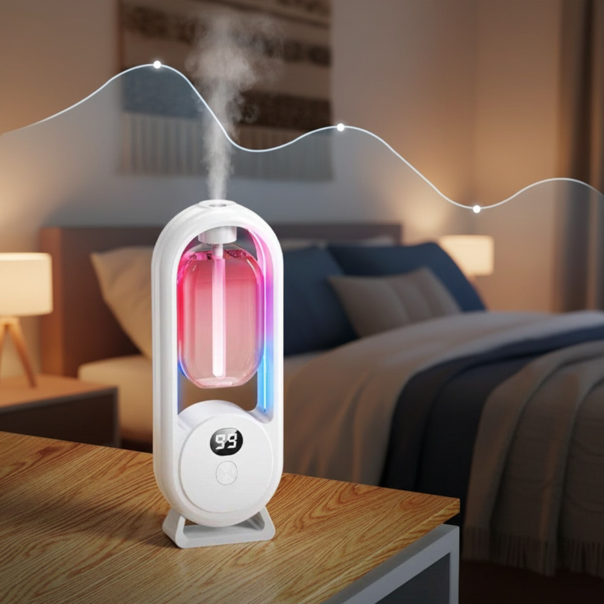 Automatic air freshener, long-lasting fragrance, air freshener for toilets, deodorizer, and indoor h
