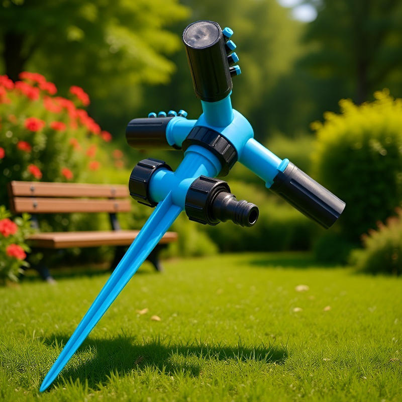 Háromágú talajszúrós kézi öntözőspriccelő mezőgazdasági kerthez