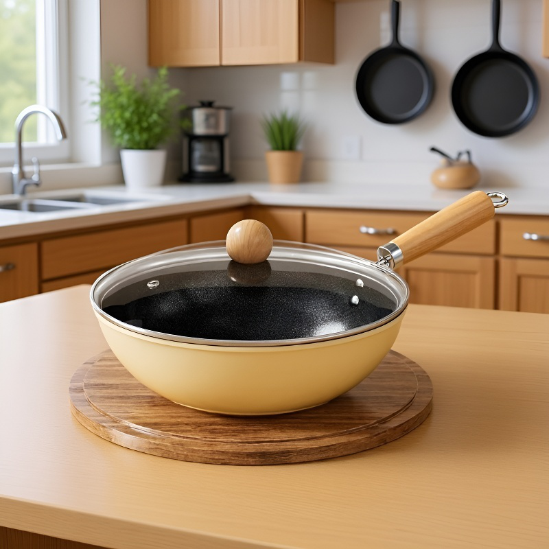 가정용 세라믹 프라이팬 가볍고 무코팅 인덕션 적용 전용 프라이팬 세라믹 프라이팬 인간용 논스틱팬
