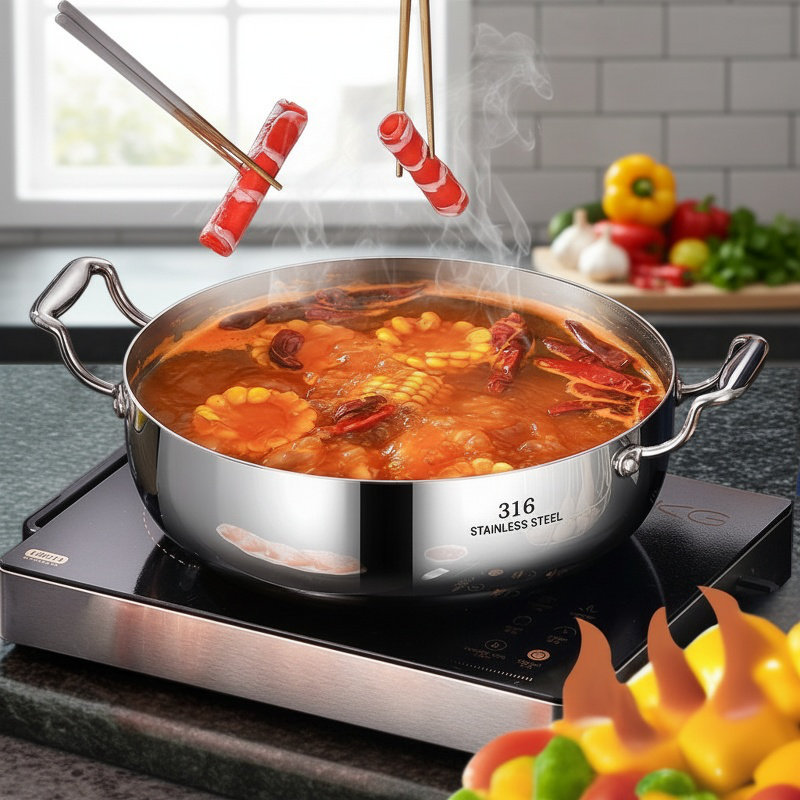 Household Induction Cooker Special Double Ear Soup Pot