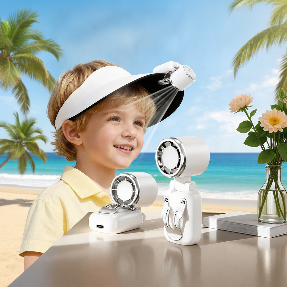 Leistungsstarker Mini-Ventilator für den Sommer