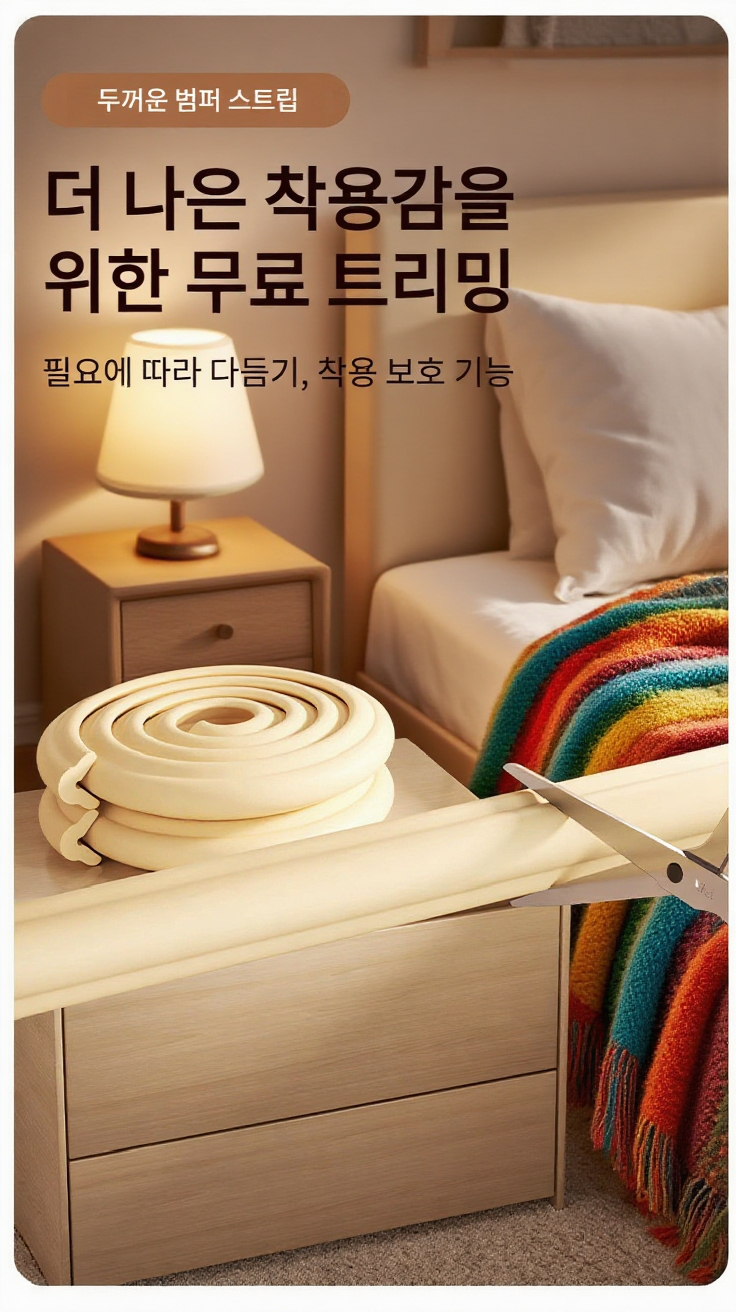 내구성 좋은 와이드 모서리 스티커