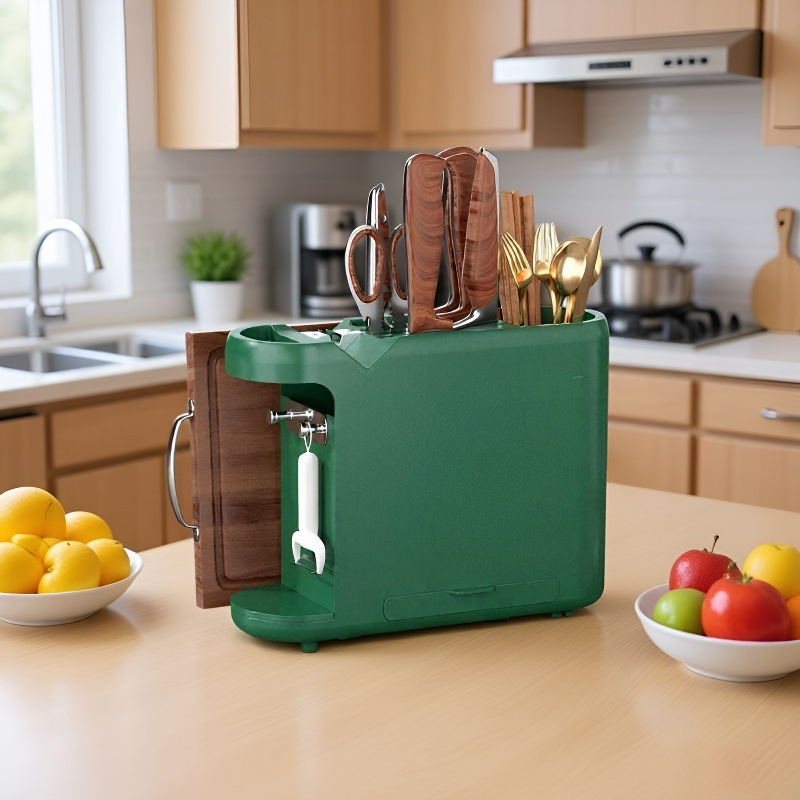 주방 칼걸이와 칼 보관함