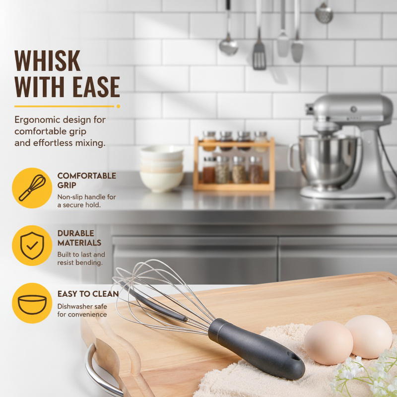 Cake Frother, Silicone Kitchen Mixing Tool